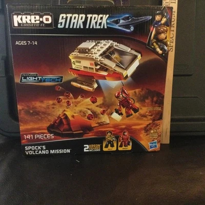 KRE-O Star Trek Spock’s Volcano Mission 141 Pieces with Light Tech 2012 Hasbro - Image 1 of 2