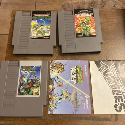 Teenage Mutant Ninja Turtles 1, II, & III  NES Nintendo - Image 1 of 4