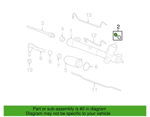 OEM Power Steering Pressure Hose Seal Ring = Buick Cadillac Chevy GMC 26100863 - Picture 1 of 5