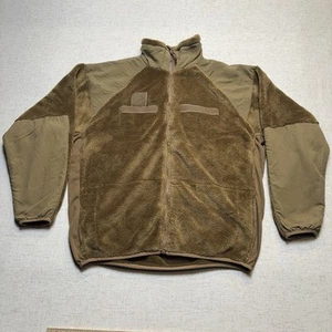 US Military Rothco Fleece Mens Large Brown Cold Weather Jacket Gen III - Picture 1 of 7