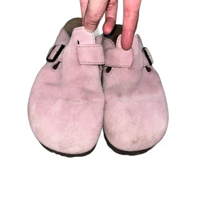 NCLUB MADE IN SPAIN slip on donna rosa pelle scamosciata mules taglia 10M - Foto 1 di 9