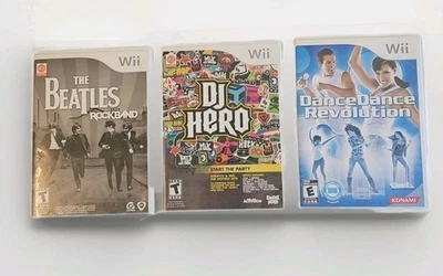 The Beatles Rock Band , DJ Hero And DanceDance  Revolution  For Wii See Pictures - Image 1 of 3