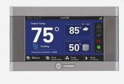 Trane XL824 Connected Control Programmable Wi-Fi Thermostat (TCONT824AS52DB) - Image 1 of 4