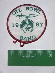 Oil Bowl Band 1987 Patch - Picture 1 of 1