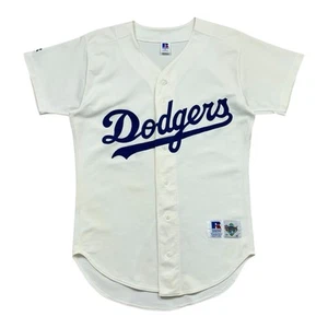 VTG 90s MLB LOS ANGELES DODGERS RUSSELL ATHLETIC AUTHENTIC JERSEY SIZE 40 - Picture 1 of 8