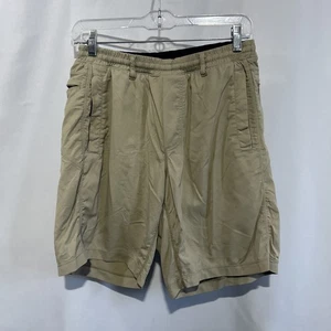 Bird Dogs Boom Mens Medium Long Lined Khaki Shorts Athletic Stretch - Picture 1 of 12