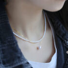 New Natural White Mini 4-5MM/5-6mm Akoya Freshwater Pearl Necklace 18"
