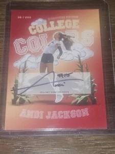 Andi Jackson 2024 ONIT Athlete Nebraska Huskers Volleyball Auto #/200 FINAL 4 - Picture 1 of 1