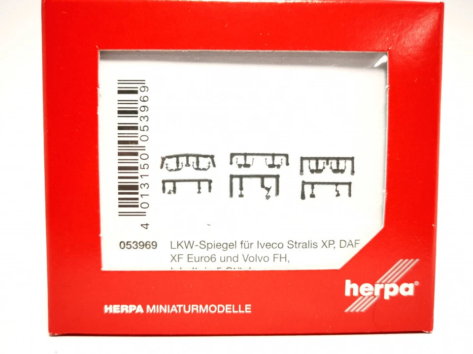 Rétroviseur camion pour Iveco, Daf, Volvo 053969 - Herpa - 1/87 - Photo 1/1