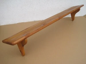 Altes großes Wandregal Tellerregal aus einer alten Landküche tolle Holzstruktur - Bild 1 von 12