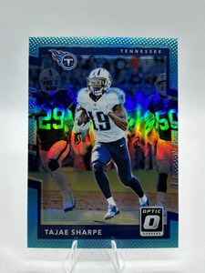 2017 Donruss Optic Aqua #77 Tajae Sharpe /299 Tennessee Titans