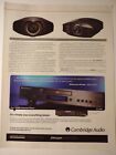 Cambridge Audio Plus Services VPL VW1100ES Vintage Print Ad