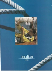 Vintage printed 1993 advertising Nautica Cologne Sailing ship multi-color - Picture 1 of 2