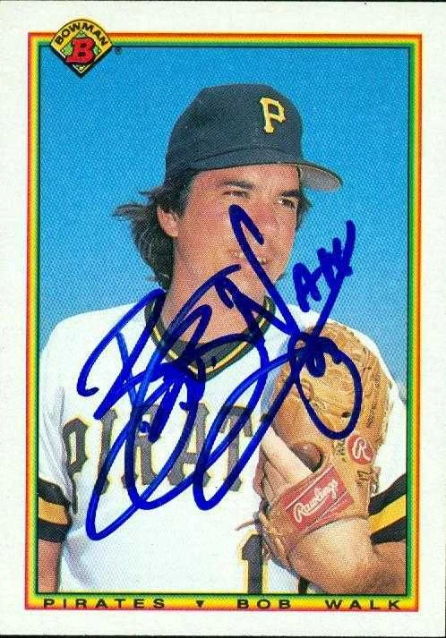 Bob Walk autographed Baseball Card (Pittsburgh Pirates) 1990 Bowman #163 - Image 1 of 1