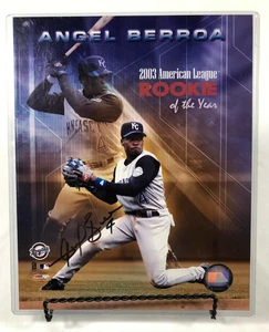 Angel Berroa #4 Autographed 2003 A.L. Rookie Of The Year 8x10 Photo / KC Royals - Picture 1 of 5