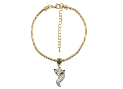 Vixen Cristal Euro Tobillera Cadena Hotwife Cornudo Ciervo Estilo de Vida Puta Dorado Foto 1 de 2