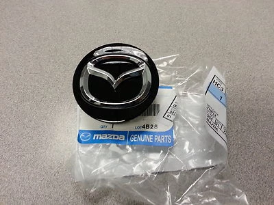 Mazda 3 2012 2013 2014 2015 negro tapacubos centrales juego de 4 OEM ¡Nuevo!!! Foto 1 de 4