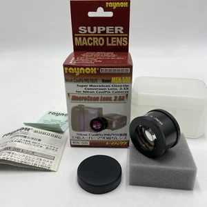 RAYNOX - MSN-500 SUPER MACRO Conversion LENS 2.5X -  for NIKON Coolpix 990 950 - Picture 1 of 12
