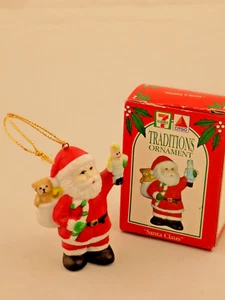 Christmas Traditions Collectible Ornaments Vintage-1992-Santa Claus 7-11 - Picture 1 of 4