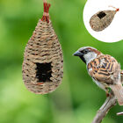  2 Pcs Birdhouse Roosting Pocket Birds Cages Garden Ornament Straw Nest Parrot