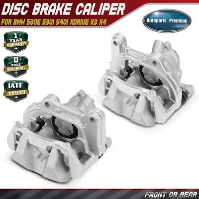 2x Pinza de freno delantera/trasera con soporte para BMW G30 530e 530i 540i xDrive X3 X4 Foto 1 de 4
