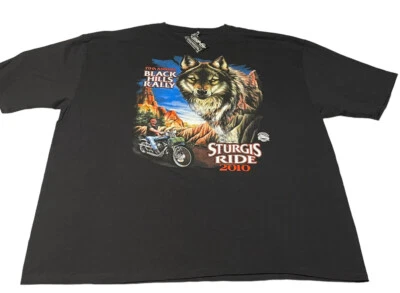 Rally de Motocicletas Sturgis con Licencia, 70º Rally Anual Black Hills 2010 3XL NUEVO Foto 1 de 4