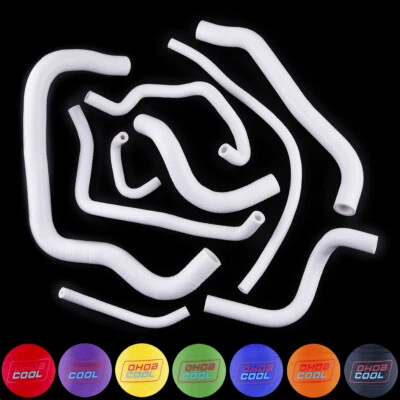 Manguera de refrigerante de silicona para radiador blanco Honda CBR929RR CBR 900RRR 2000 2001 Foto 1 de 4