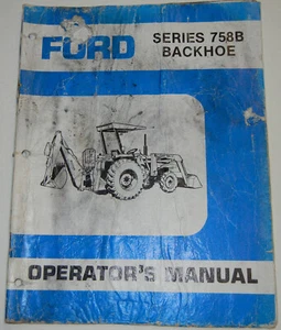 Ford, New Holland Serie 758B Baggerlader Betriebsanleitung SE 4678 888 - Bild 1 von 1