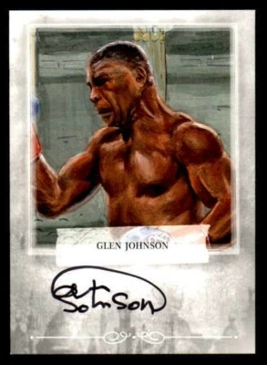 2011 Ringside Boxing Round Two #AGJ1 Glen Johnson Auto */100 (ref 102025) - Image 1 of 2