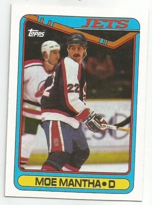 MOE MANTHA 1990-91 TOPPS CARD NM-MT+ CONDITION - Image 1 of 2
