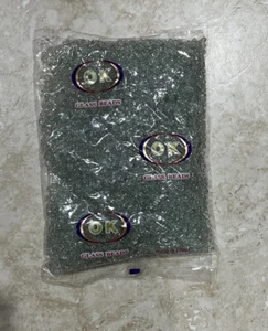 GLASS BEADS CLEAR/ CUENTAS DE CRISTAL ELEKES, COLLARES, SANTERIA - Picture 1 of 2