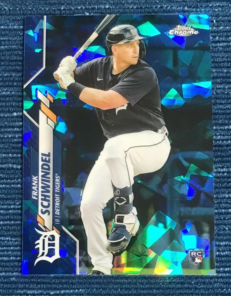 138C~ 2020 Topps Chrome Update Sapphire Frank Schwindel Rookie Card Tigers U-118 - Image 1 of 1