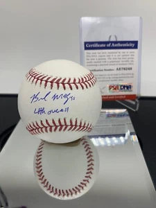 Béisbol firmado por Brendan Mckay Tampa Bay Rays Psa auténtico cuarto draft general - Imagen 1 de 3