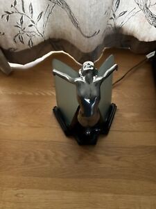 Frankart “Butterfly Nymph” Art Deco Table Lamp