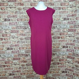 Laura Ashley Kleid Rosa UK 16 Knielang Jersey Pencil Stretch - Bild 1 von 12