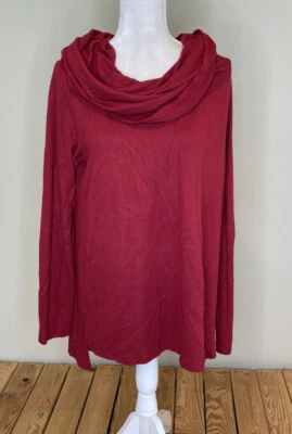 Gibson Look NUEVO SIN ETIQUETAS Mujer’s Cuello Tortuga Jersey Suéter Talla M Rojo N1 Foto 1 de 4