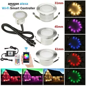 WIFI RGB/RGB+Warmweiß Boden Einbaustrahler LED Leuchte Außenlampe Minispots DE - Bild 1 von 18