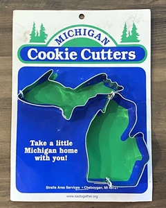 NUEVO Cortadores de galletas de aluminio Michigan PENE SUPERIOR E INFERIOR FIESTA PORTÓN TRASERO ORGULLO - Imagen 1 de 2