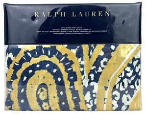 Ralph Lauren QUEEN FULL Parrot Cay Rhylee Luxury Duvet Cover Blue Yellow - Picture 1 of 10