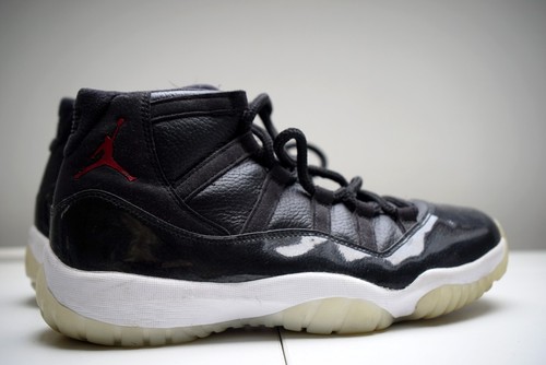 Nike Air Jordan 11 XI Retro Nero Palestra Rosso Bianco 72 10 UK Taglia 9