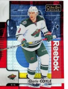 2017-18 O-Pee-Chee Platinum Red Prism #46 Charlie Coyle /199 - Bild 1 von 2