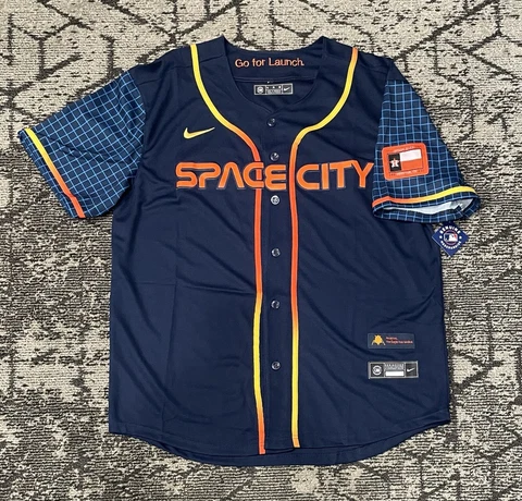 Jose Altuve Houston Astros “Space City” jersey , NWT, Mens XL Cover