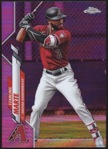2020 Topps Chrome Update STARLING MARTE Pink Refractor Parallel Card #U-3