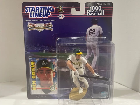 1999 Ben Grieve Oakland As Starting Lineup SLU MINT Condition, ONE OWNER - ME! Cover