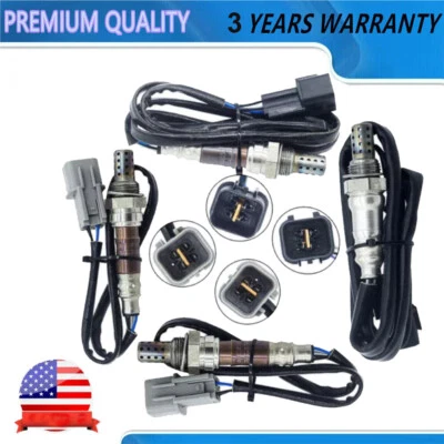 Juego de 4 sensores de oxígeno ascendente + descendente para Mitsubishi Eclipse Galant 2006-2012 2,4 L Foto 1 de 4