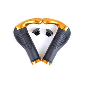 A Pair Cycling Handlebar Rubber Bike Grips Bicycle Riding Bar Grips Lock-On - Picture 1 of 2