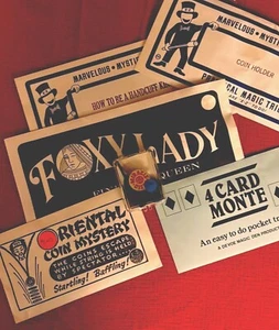 Six (6) Vintage Magic Tricks From My Dad Bob’s Magic Shop, NOS. - Picture 1 of 13