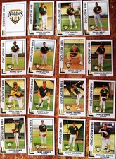 MILB TEAM SET: 1989 Medford Athletics -30 Cards