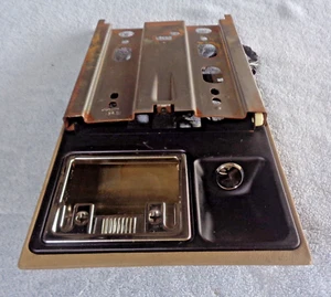 Clean OEM 80-85 Seville and Eldorado Front Dash Ashtray Assembly & Bracket TAN - Picture 1 of 10