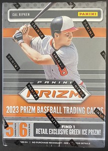 2023 Prizm ⚾️ MLB - Blaster Box / NEW-SEALED / Panini Exclusive Green Ice Prizms